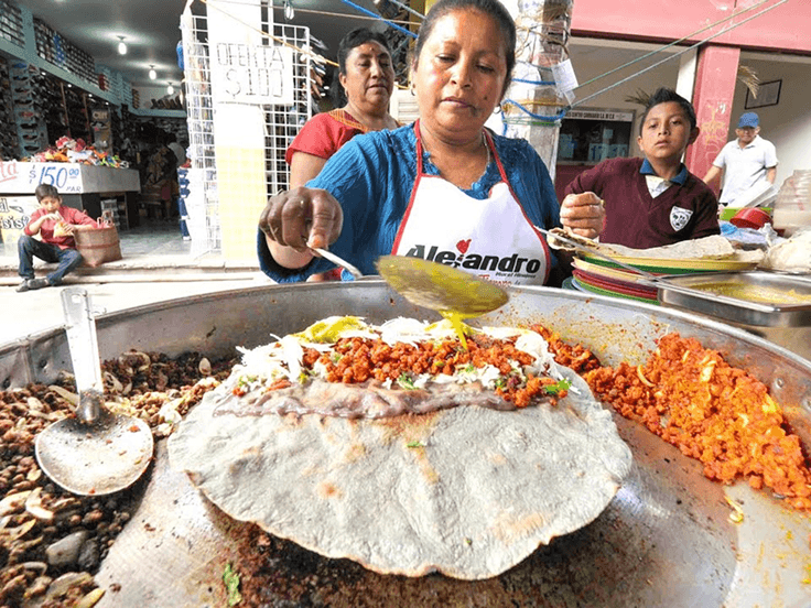 Enjoy local cuisine in Oaxaca
