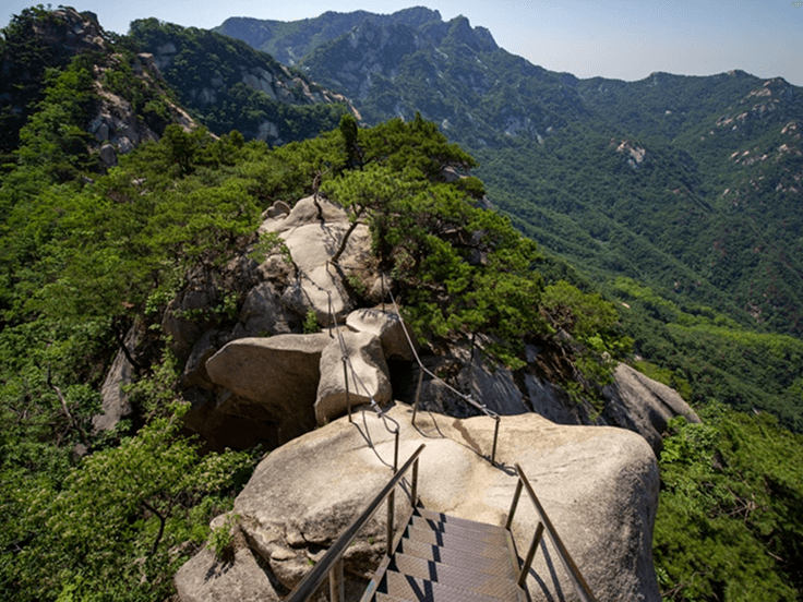 Hike in Bukhansan National Park